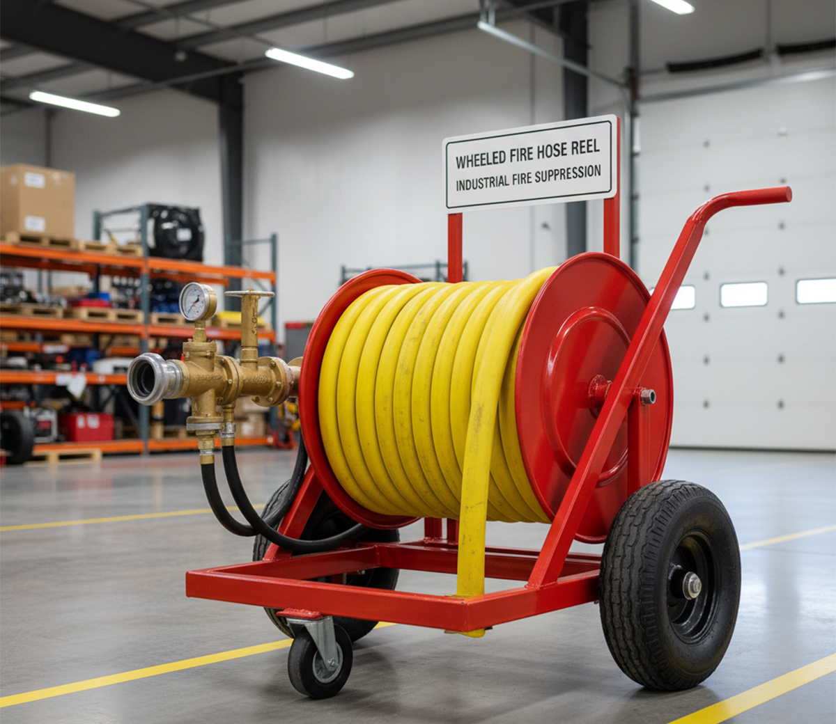 Arabalı Yangın Hortum Makaraları