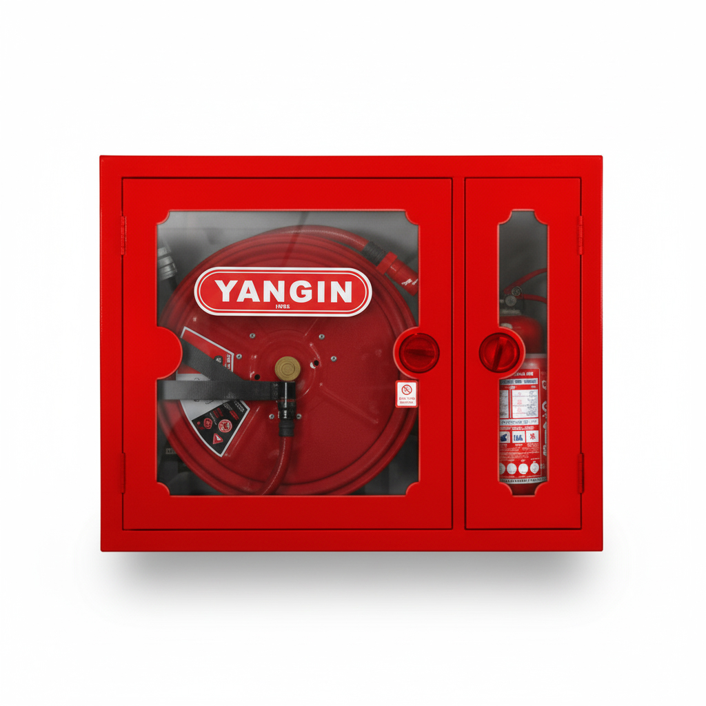 Tüp Bölmeli Camlı Kırmızı